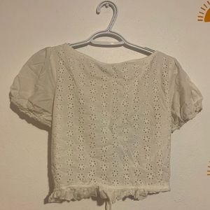 Vilibasha White Textured Shirt